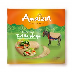 Tortilla wraps (źródło błonnika pokarmowego) BIO 240g AMAIZIN