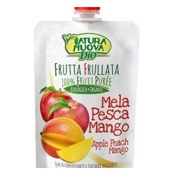 Przecier jabłkowy z mango i brzoskwinią dla dzieci BIO 100g Natura Nuova