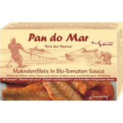 Makrela z BIO sosie pomidorowym 120g Pan Do Mar